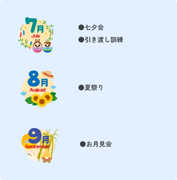夏の行事カード